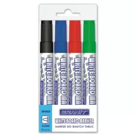   Táblamarker készlet, 2-3 mm, kúpos, GRANIT "M460", 4 különböző szín