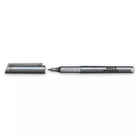 Dekormarker, 1 mm, kúpos, GRANIT "M850", ezüst
