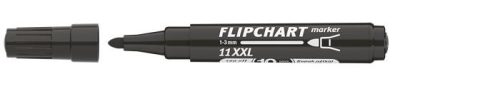 Flipchart marker, 1-3 mm, kúpos, ICO "Artip 11 XXL", fekete