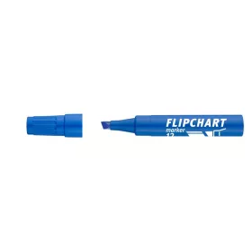  Flipchart marker, 1-4 mm, vágott, ICO "Artip 12", kék