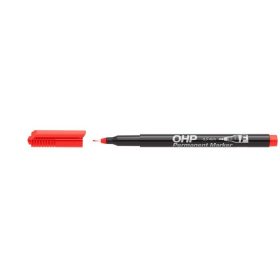 Alkoholos marker, OHP, 0,5 mm, F, ICO, piros