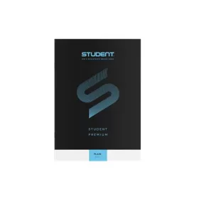   Füzet, tűzött, A4, sima, 32 lap, ICO "Student Premium", fekete