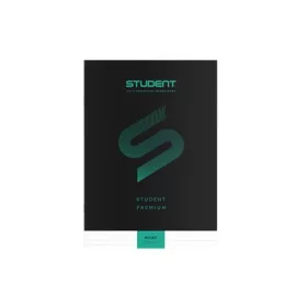   Füzet, tűzött, A4, vonalas, 32 lap, ICO "Student Premium", fekete