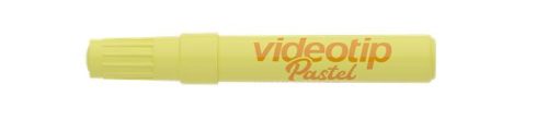 Szövegkiemelő, 1-4 mm, ICO "Videotip", pasztell sárga
