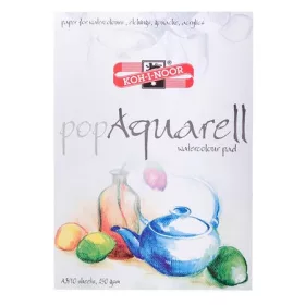   Vázlatfüzet, speciális papírból, A3, 10 lap, KOH-I-NOOR "Pop Aquarell"