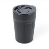 Termoszbögre, 300 ml, rozsdamentes acél, TROIKA "Cup-uccino", fekete