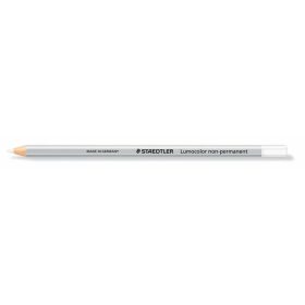   Színes ceruza, hatszögletű, mindenre író, lemosható (omnichrom), STAEDTLER "Lumocolor 108", fehér