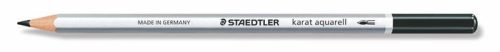 Akvarell ceruza, STAEDTLER "Karat 125", fekete