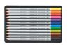 Akvarell ceruza készlet, fém doboz, STAEDTLER "Karat 125", 12 különböző szín