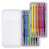 Akvarell ceruza készlet, fém doboz, hatszögletű, STAEDTLER "146 10G", 12 különböző szín