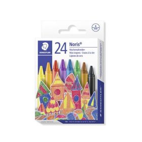   Zsírkréta, STAEDTLER "Noris 220", 24 különböző szín