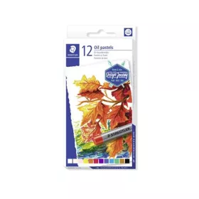   Olajpasztell kréta, STAEDTLER "2420", 12 különböző szín