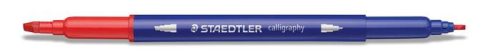 Kalligrafikus marker készlet, 2,0/3,5 mm, kétvégű, STAEDTLER "3005", 24 szín