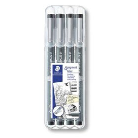   Tusfilc készlet, STAEDTLER "Pigment Liner 308", fekete
