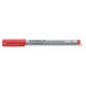 Alkoholmentes marker, OHP, 0,4 mm, STAEDTLER "Lumocolor 311 S", piros