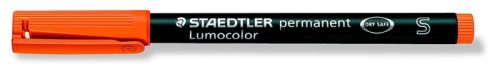 Alkoholos marker, OHP, 0,4 mm, STAEDTLER "Lumocolor 313 S", narancssárga