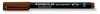 Alkoholos marker, OHP, 0,4 mm, STAEDTLER "Lumocolor 313 S", barna
