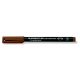 Alkoholos marker, OHP, 0,4 mm, STAEDTLER "Lumocolor 313 S", barna