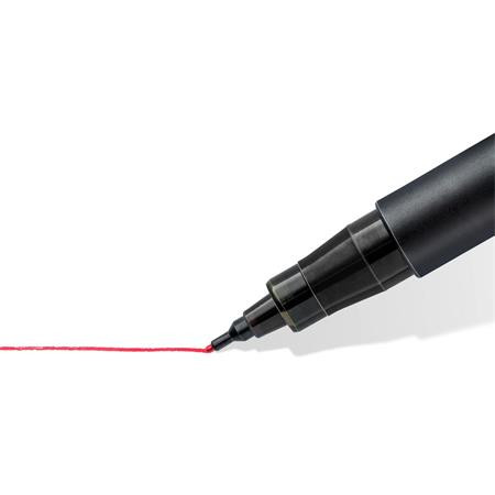 Alkoholos marker készlet, OHP, 0,4 mm, STAEDTLER "Lumocolor 313", 4 különböző szín