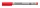 Alkoholmentes marker, OHP, 1 mm, STAEDTLER "Lumocolor® 315 M", piros