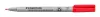 Alkoholmentes marker, OHP, 0,6 mm, STAEDTLER "Lumocolor® 316 F", piros