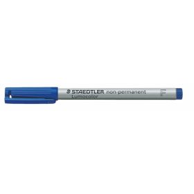   Alkoholmentes marker, OHP, 0,6 mm, STAEDTLER "Lumocolor 316 F", kék