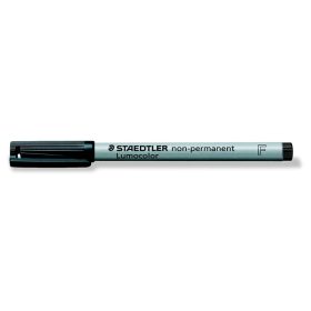   Alkoholmentes marker, OHP, 0,6 mm, STAEDTLER "Lumocolor 316 F", fekete