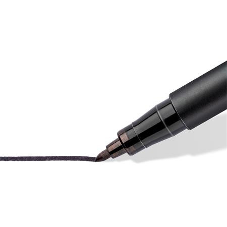 Alkoholos marker, OHP, 1 mm, STAEDTLER "Lumocolor 317", fekete