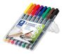 Alkoholos marker készlet, OHP, 1 mm, STAEDTLER "Lumocolor 317 M", 8 különböző szín