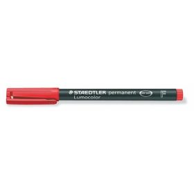   Alkoholos marker, OHP, 0,6 mm, STAEDTLER "Lumocolor 318", piros