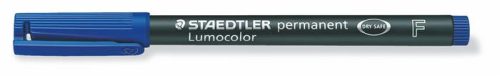 Alkoholos marker, OHP, 0,6 mm, STAEDTLER "Lumocolor 318", kék