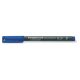Alkoholos marker, OHP, 0,6 mm, STAEDTLER "Lumocolor 318", kék