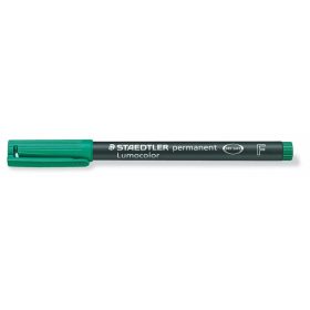   Alkoholos marker, OHP, 0,6 mm, STAEDTLER "Lumocolor 318", zöld