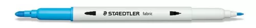 Textilmarker, kétvégű, STAEDTLER "3190", 12 különböző szín