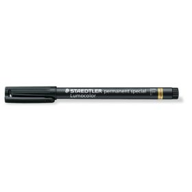   Alkoholos marker, 0,6 mm, F, STAEDTLER "Lumocolor Special 319", fekete