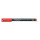 Alkoholos marker, 0,6 mm, F, STAEDTLER "Lumocolor Special 319", piros