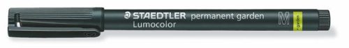 Alkoholos marker, 1 mm, kúpos, STAEDTLER "Lumocolor® garden 319 GM", fekete