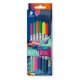 Rostirón készlet, 1/3 mm, kétvégű, kimosható, STAEDTLER® "3280", Multiverzum 1, 6 különböző szín