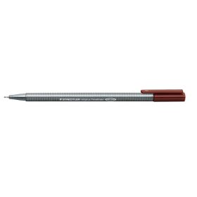   Tűfilc, 0,3 mm, STAEDTLER "Triplus 334", középbarna