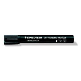   Alkoholos marker, 2-5 mm, vágott, STAEDTLER "Lumocolor 350", fekete