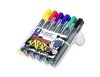 Alkoholos marker készlet, 2-5 mm, STAEDTLER "Lumocolor 350", 6 különböző szín