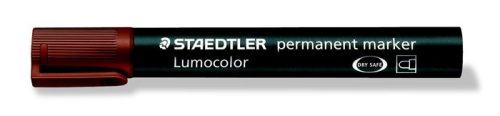 Alkoholos marker, 2 mm, kúpos, STAEDTLER "Lumocolor 352", barna
