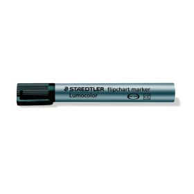   Flipchart marker, 2 mm, kúpos, STAEDTLER "Lumocolor 356", fekete