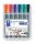 Flipchart marker készlet, 2 mm, kúpos, STAEDTLER "Lumocolor 356", 6 különböző szín