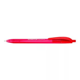   Golyóstoll, 0,5 mm, nyomógombos, STAEDTLER "Ball 423 M", piros