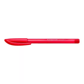   Golyóstoll, 0,3 mm, kupakos, STAEDTLER "Ball 432", piros