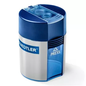   Hegyező, kétlyukú, tartályos, STAEDTLER "512", kék