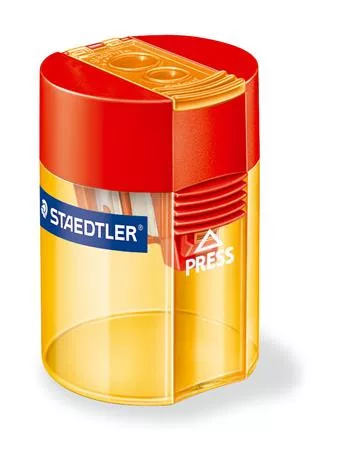 Hegyező, kétlyukú, tartályos, STAEDTLER "512", vegyes színek