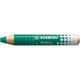   Jelölőceruza fehértáblához, flipchartpapírhoz, kúpos, STABILO "MARKdry", zöld