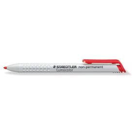   Jelölőkréta adagoló, mindenre író, lemosható (omnichrom), STAEDTLER "Lumocolor", piros